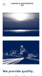 Mobile Screenshot of liakoslaw.com
